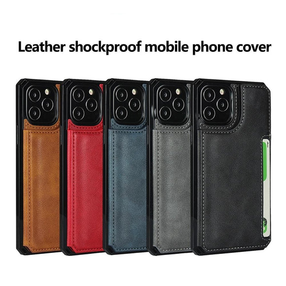 Shockproof Protection Card Slot PU Lanyard Leather Phone Case For iPhone 12 11 Series