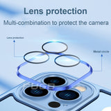 Luxury Soft Silicone Glass Lens Protector Case for iPhone 13 12 11 Pro Max