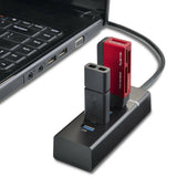 4 Port USB 3.0 Multi High Speed HUB Splitter Expansion Desktop PC Laptop Adapter