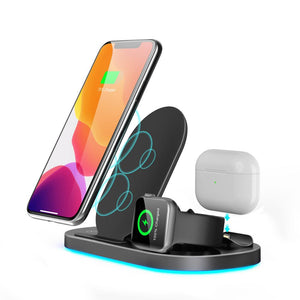 15W Fast Qi Wireless Charger Station
