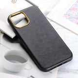 Retro Slim PU Leather Case for iPhone 13 12 11 Pro Max Mini