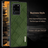 Business Genuine Leather Shockproof Case for Samsung Galaxy S20