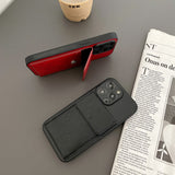 Retro Leather Wallet Card Holder Case For iPhone 13 12 11 Pro Max