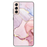 Marble Soft Silicone Phone Case For Samsung S21 Series