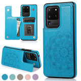 Business Retro Flip Leather Wallet Cases For Samsung S21 S20 Note 20 Series