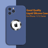 New High Quality Skin Feel Liquid Silicone Case Lens Protection for iPhone 12 11 Series