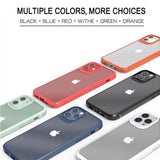 Luxury Armor Shockproof Transparent PC Clear Case for iPhone 12 11 Series