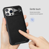 CamShield Leather Slide Aluminum Alloy Camera Cover Multi Protection for iPhone 13 Series