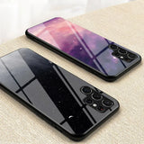 Hard Glass Slim Case For Samsung Galaxy S22 Series