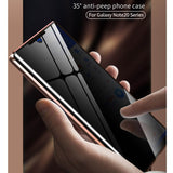 Metal Magnetic Privacy Glass Anti-peeping 360 Full Cover Case for Samsung Galaxy Note 20 Series