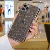 Luxury Glitter Bling Stickers For iPhone 12 11 Series