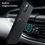 Car Holder Shockproof PU Leather Case For Apple iPhone 13 Series