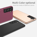 Colorful Silicone Soft Matte Case For Samsung Galaxy S21 Plus Ultra