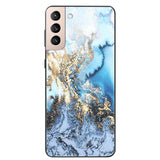 Marble Soft Silicone Phone Case For Samsung S21 Series