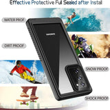 Built in Screen Protector Waterproof Dustproof Case for Samsung Galaxy S21 S20 Note 20 Series