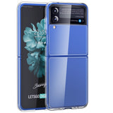 Clear Acrylic Anti Slip Protective Case for Samsung Galaxy Z Flip 3