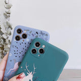 Christmas Elk Series Dust proof & Drop proof Phone case for iPhone 11 Sẻie