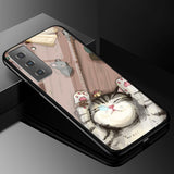 Glass Hard Back Cover Case For Samsung S21 Ultra Plus 5G