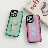 Luxury Mirror Wave Case for iPhone 13 12 11 Pro Max