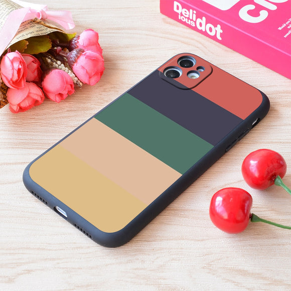 Wes Anderson Palette Rushmore Print Soft Matt Apple iPhone Case for iPhone 12 Series
