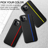 Original Carbon Fiber Leather Back Cover for iPhone 12 Pro Max | iPhone 12 Pro | iPhone 12 Mini | iPhone 12