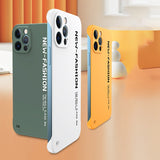 Rimless Creative Minimalism Case For iPhone 12 11 XS Series