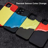Thermal Sensor Color Change Case for iPhone 14 13 12 Series