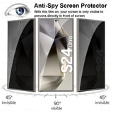 6-in-1 Anti Spy Tempered Glass Screen Protector Camera Lens Protective Film For Samsung Galaxy S24 series
