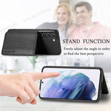Wallet ID Card Holder Magnetic Stand Shockproof Case for Samsung S21 S20 Note 20 Series