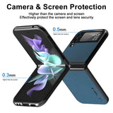 Premium PC Four corner Explosion proof Textile Texture Case for Samsung Galaxy Z Flip 3