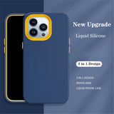 Original Liquid Silicone Armor Case for iPhone 13 12 11 Mini Pro Max