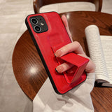 Magnetic Wrist Strap Leather Cases for iPhone 13 12 11 Pro Max 12 Pro 11 Pro Max