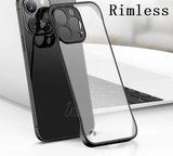 Rimless MagSafe Acrylic Full Camera Lens Protection Matte Case For iPhone 15 Series