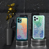 3D Flower Emboss Ultra thin Matte Case For iPhone 12 11Series