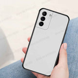 Ultra Thin Hard PC Shockproof Clear Frameless Matte Phone Cover For Samsung Galaxy S21 S20 Note 20 Series