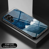 Hard Glass Slim Case For Samsung Galaxy S22 Series