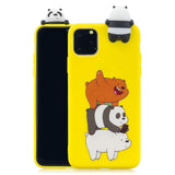 3D Kawaii Unicorn Panda Bear Silicon Shockproof Case for iPhone 11 Series