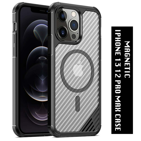 Ultra Slim Magnetic Carbon Fiber Case for iPhone 13 Series