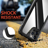 Airbag Shockproof Hard Metal Bumper Case For iPhone 12 11 Series