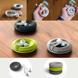 Creative Cute Donut Magnet Silica Headphones Earphone Holder Cable Winder