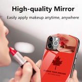 Makeup Mirror Tempered Glass Lens Protection Shockproof Phone Case For iPhone 11 Series