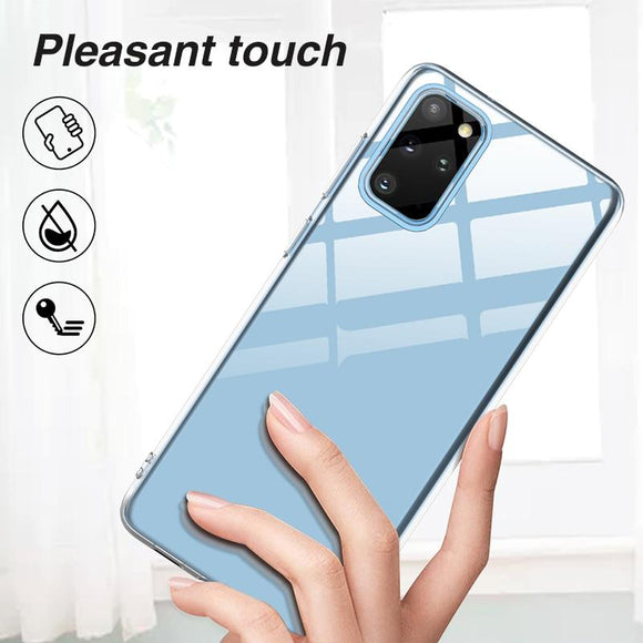 Transparent Ultra Thin Clear Soft TPU Cover Phone Case For Samsung S20 Series