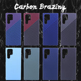 Creative Fashion Carbon Brazing Case for Samsung S22 S21 Ultra Plus