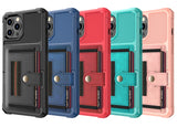 Luxury Slim Fit Premium Leather Wallet Card Slots Shockproof Flip Case For iPhone 12 11 Pro Max
