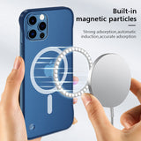 Ultra thin No Bumper Design Magnetic Wireless Charging Case For iPhone 12 Pro Max