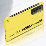 Ultra Thin Frameless Shockproof Ring Holder Printing Phone Case For Samsung Galaxy S21 Series