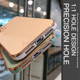 Luxury Square Frame Plating Case For iPhone 12 Pro Max