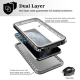 Full Body Shockproof Protect Screen Cases With Hand Strap Waterproof Case For iPhone 12 Series
