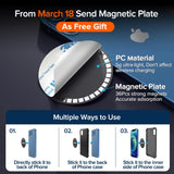 15W Qi Magnetic Wireless Car Charger Phone Holder