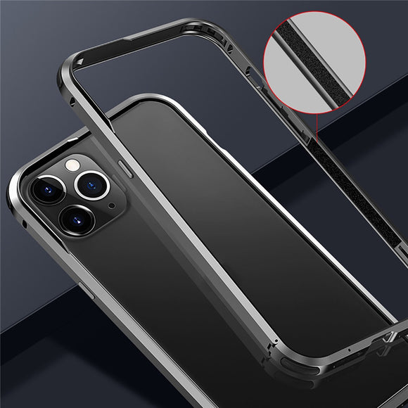 Cooling Metal Frame Bumper Transparent Protective Case for iPhone 12 Pro Max